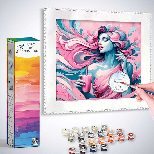 Paint by Numbers - Lady in Pink