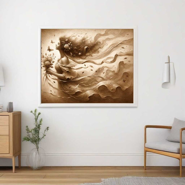 Paint by Numbers - Woman in the wind