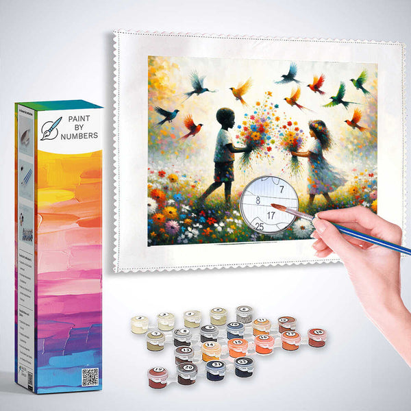 Paint by Numbers - Flower gift