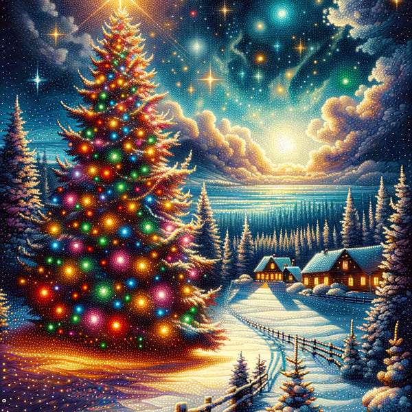 Paint by Numbers - Large Christmas Tree