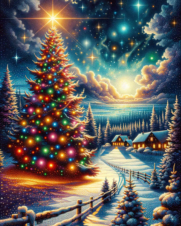Paint by Numbers - Large Christmas Tree