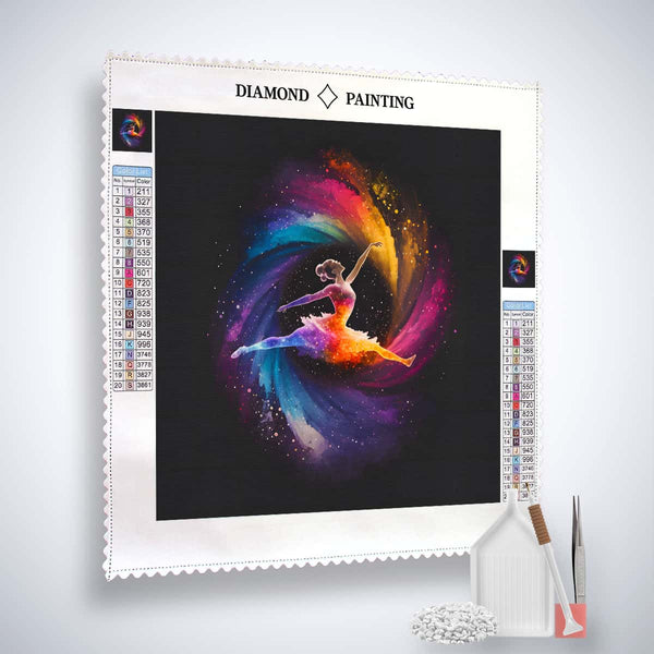 AB Diamond Painting - Kreistanz - gedruckt in Ultra-HD - AB Diamond, Ballerina, Menschen, Neu eingetroffen, Quadratisch