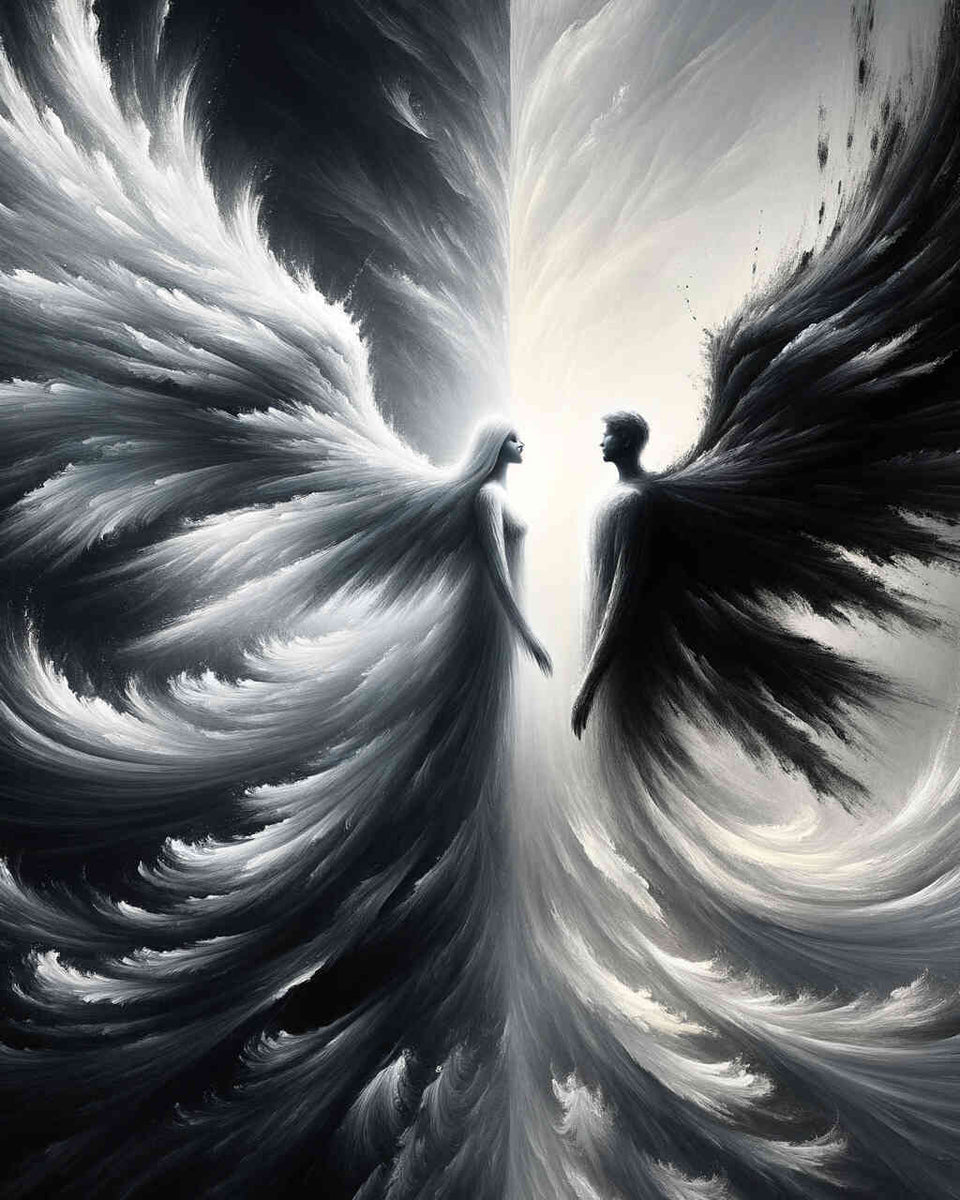 Paint by Numbers - Black, White wing