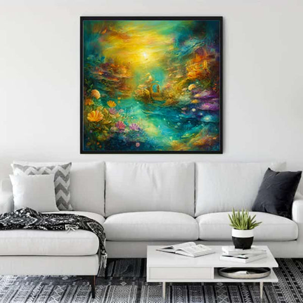 Malen nach Zahlen - Waldgeflüster - hochwertige Leinwand - 170523, bekannte künstler, Josephine Wall, Neu eingetroffen, Quadratisch
