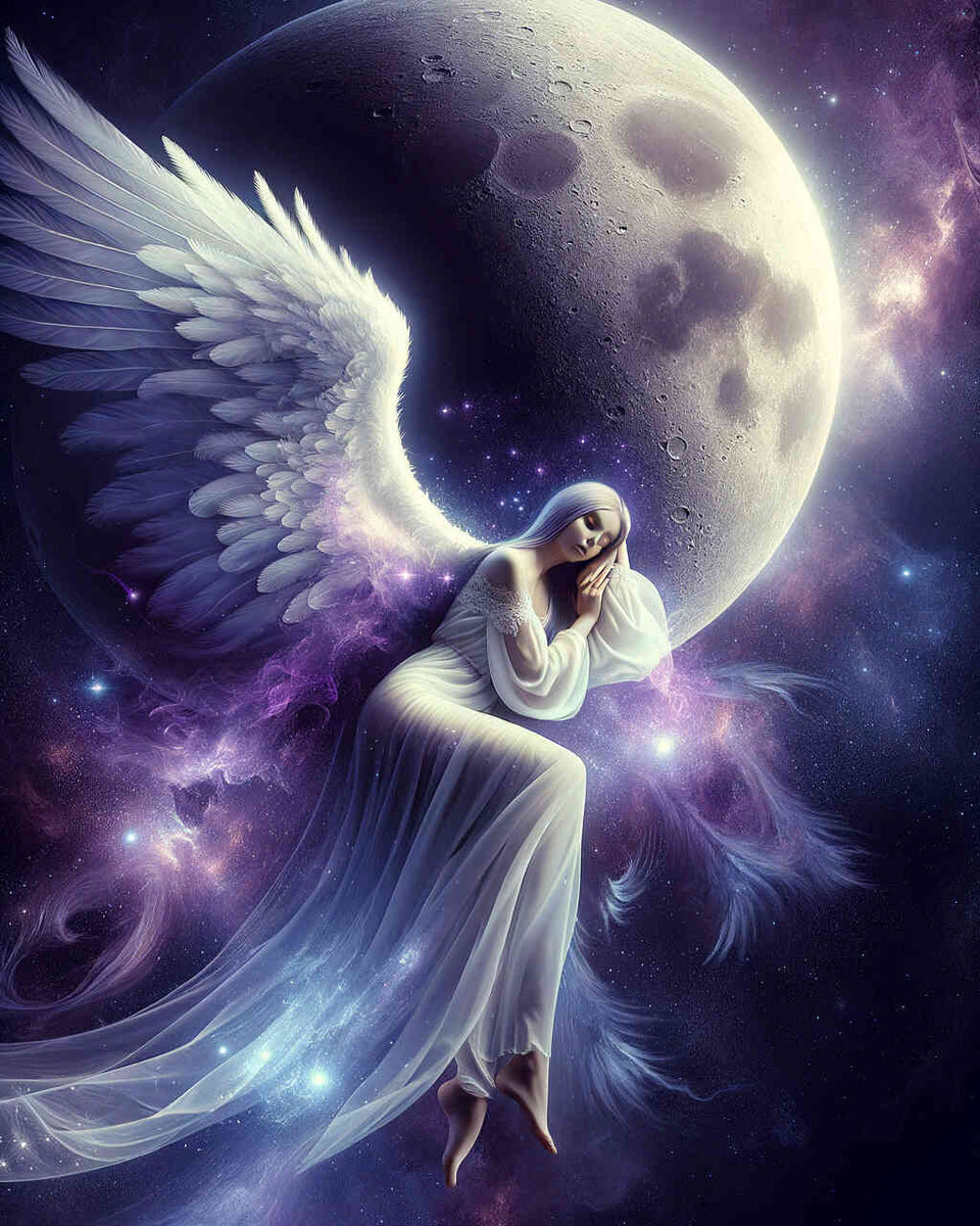 Paint by Numbers - Angel on the Moon