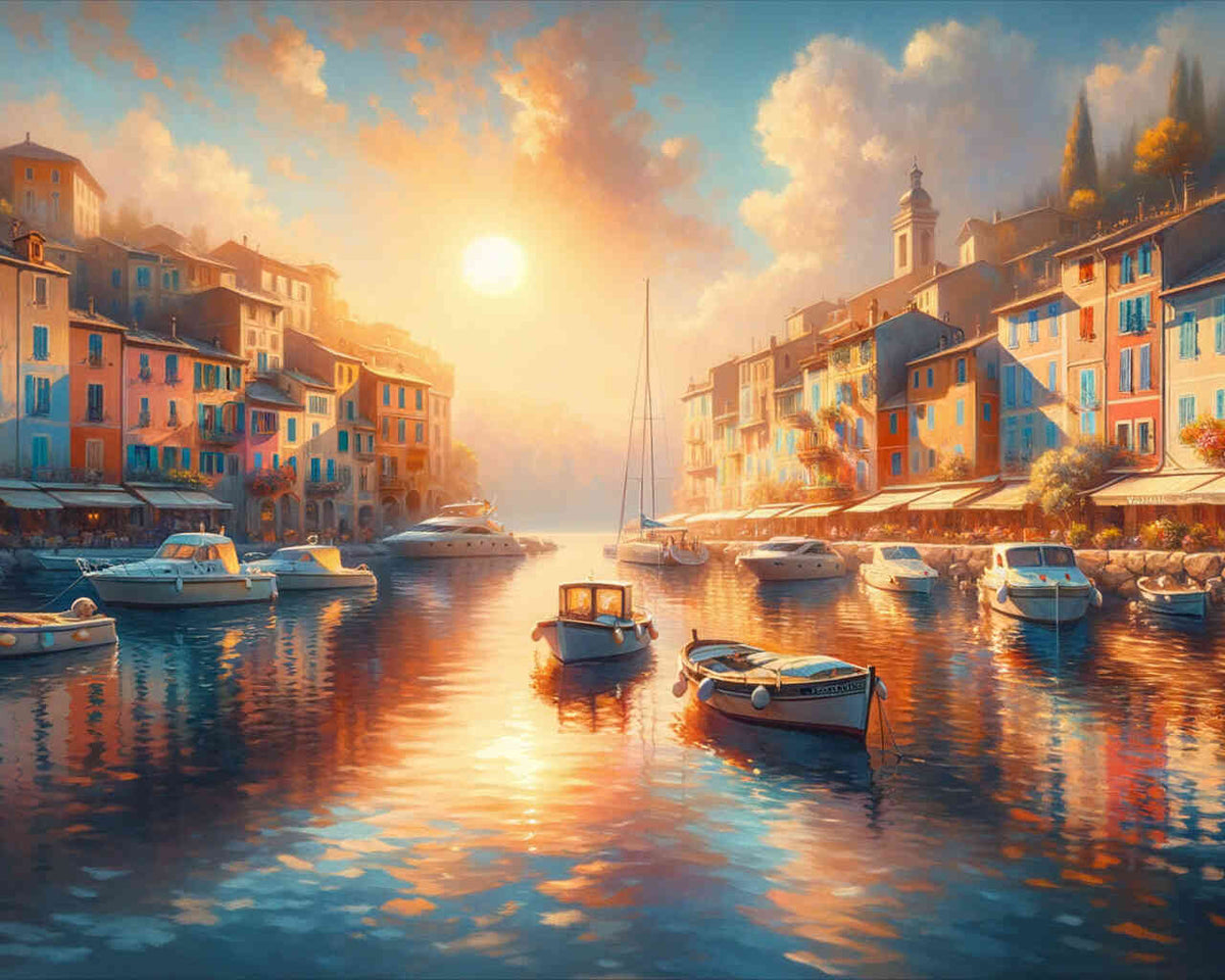 port city - Paint by Numbers
