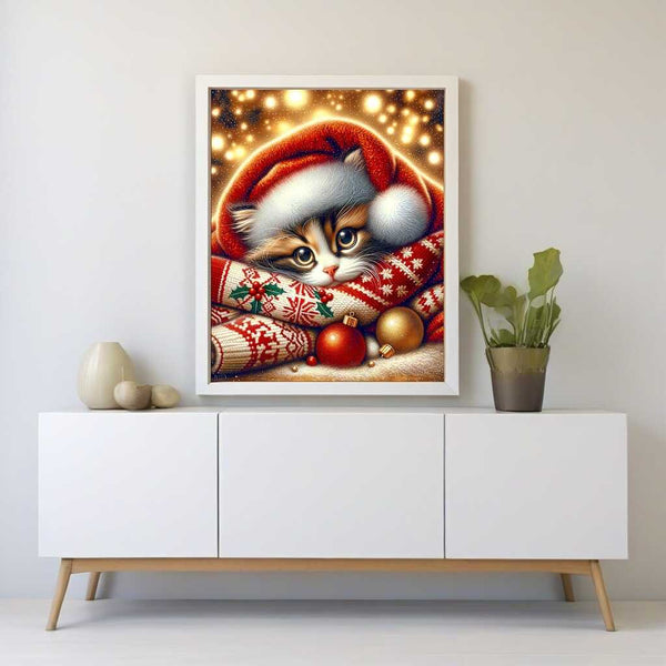 Paint by Numbers - Cat in Blanket