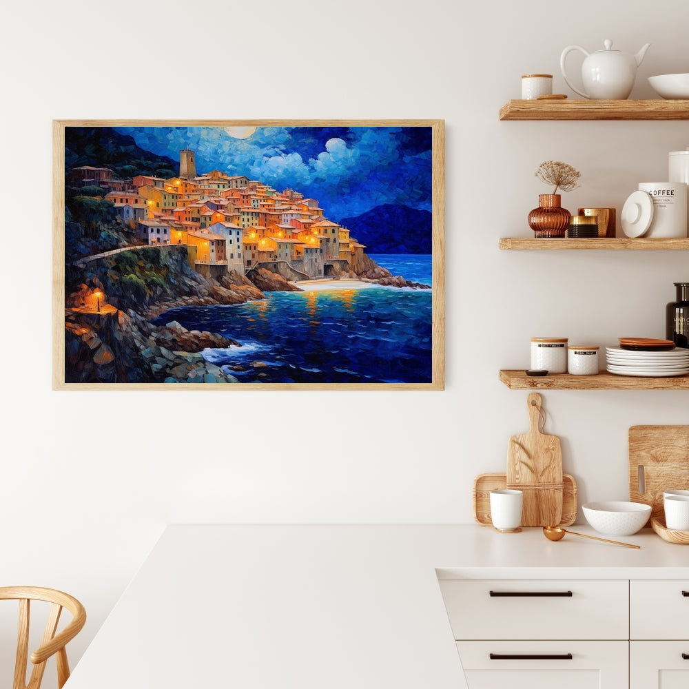 Landscape at night - Paint by Numbers