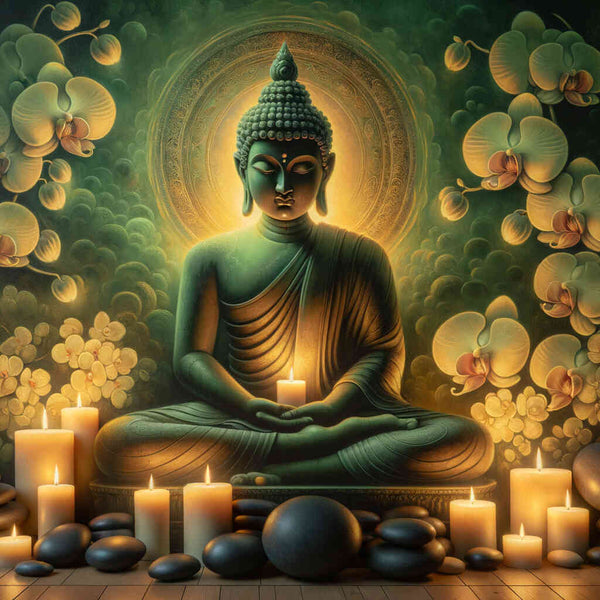 Paint by Numbers - Buddha and Candles