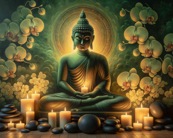 Paint by Numbers - Buddha and Candles