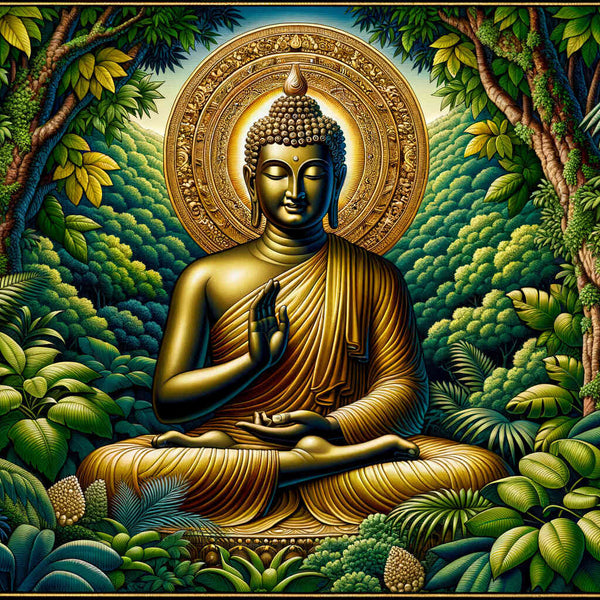 Paint by Numbers - Buddha in the Forest