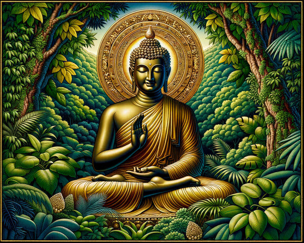 Paint by Numbers - Buddha in the Forest