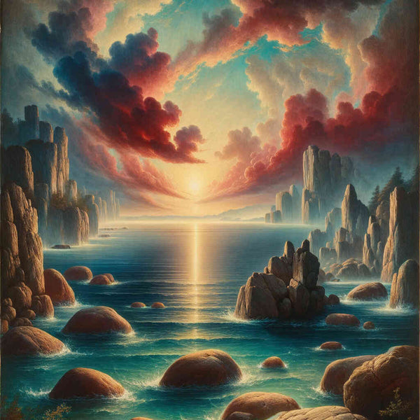 Paint by Numbers - Rock in the Sea