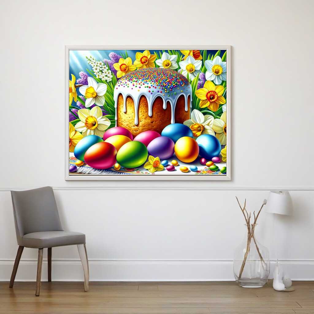 Paint by Numbers - Easter table