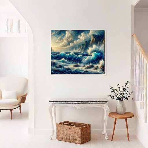 Coast, rough sea - Paint by Numbers