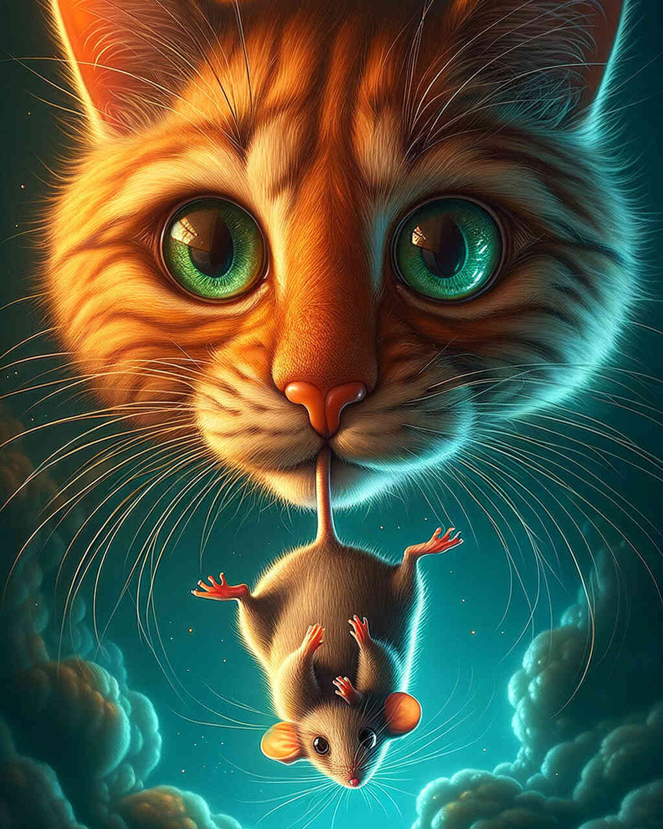 Paint by Numbers - Mouse upside down