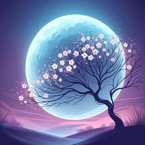 Paint by Numbers - Moon in the Tree