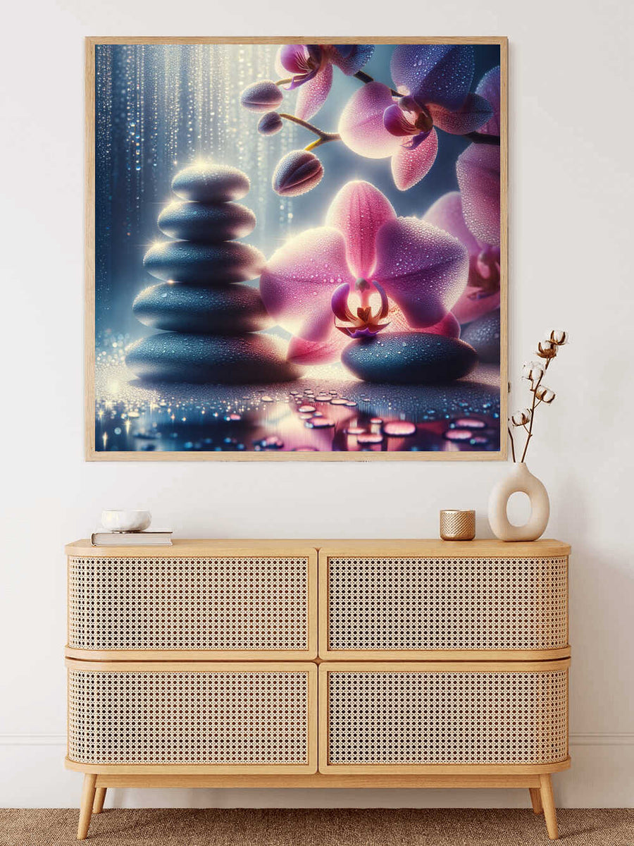 Paint by Numbers - Pink Orchid Stones
