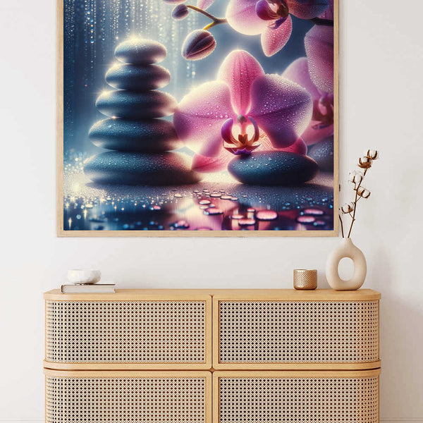 Paint by Numbers - Pink Orchid Stones