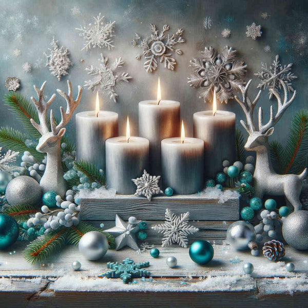 Paint by Numbers - Advent flower arrangement