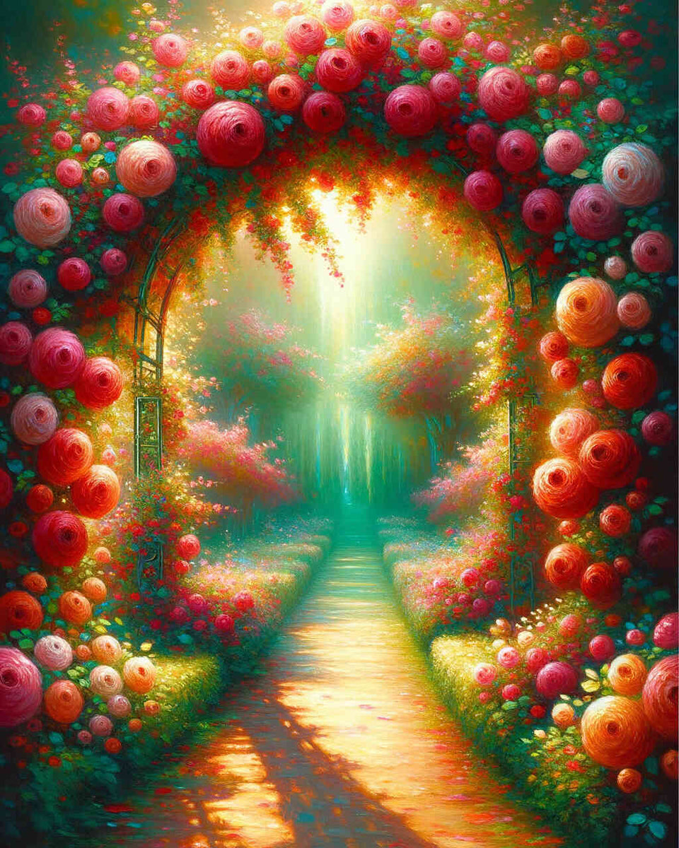 Paint by Numbers - Rose Sheet