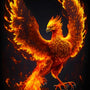 Fiery phoenix in vibrant flames from Diamond Painting Kits – Art that Sparkles! Experience Paint by Numbers magic with our stunning fire phoenix design.