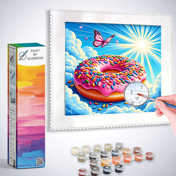 Paint by Numbers - Pink Donut