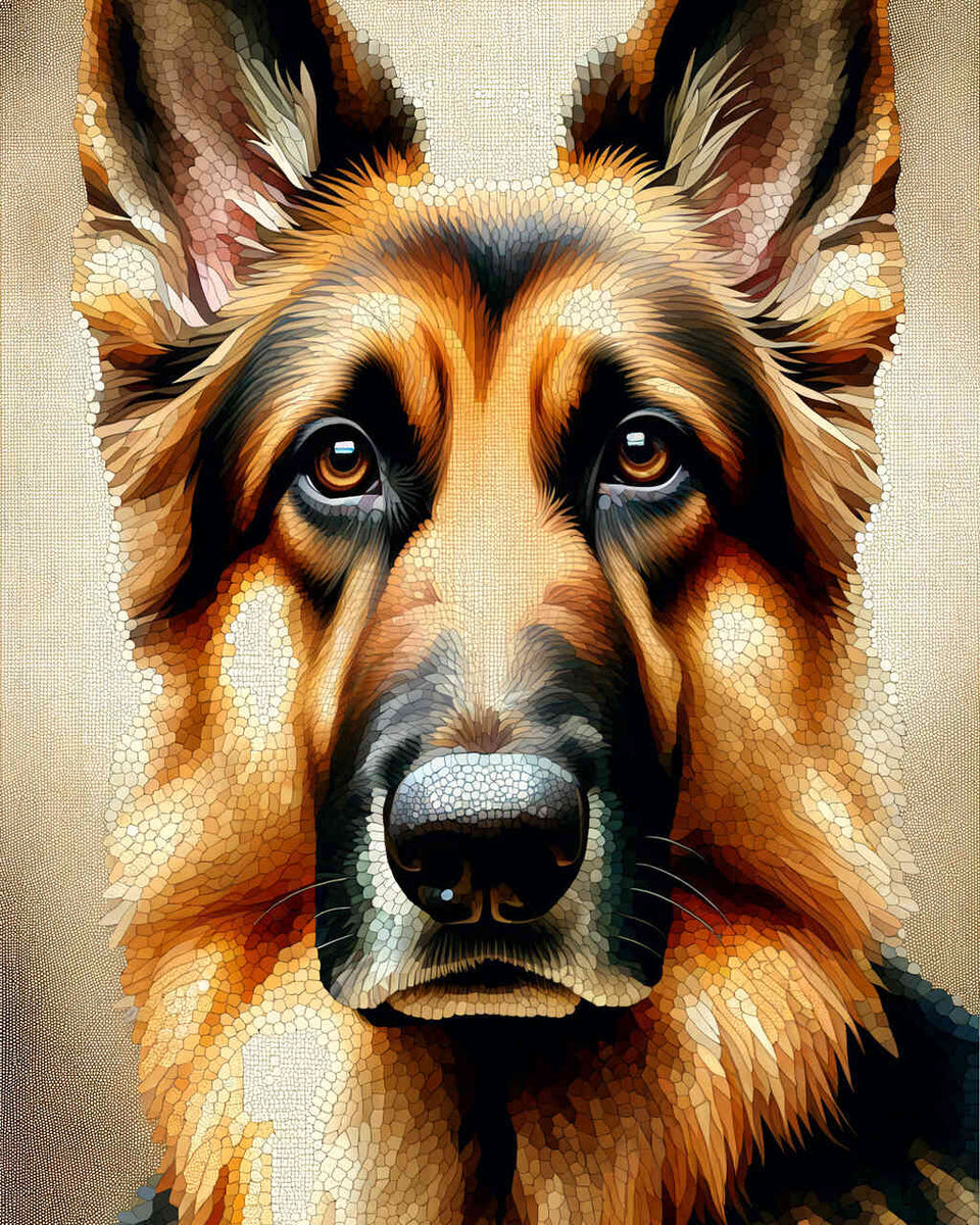 Paint by Numbers - Shepherd dog