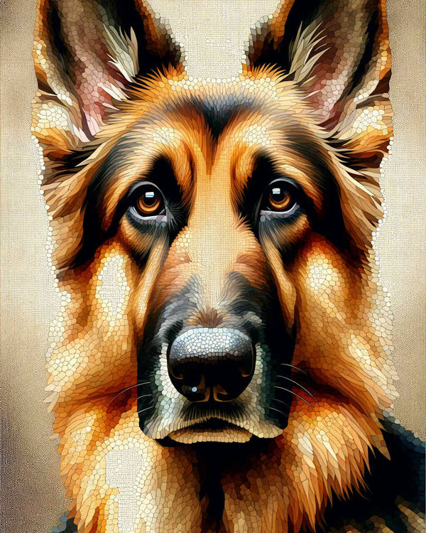 Paint by Numbers - Shepherd dog