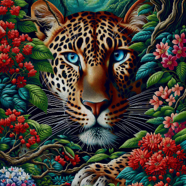 Paint by Numbers - Leopard Covered Itself