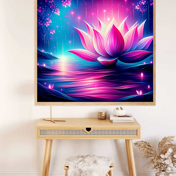 Paint by Numbers - Lotus Flower with Light