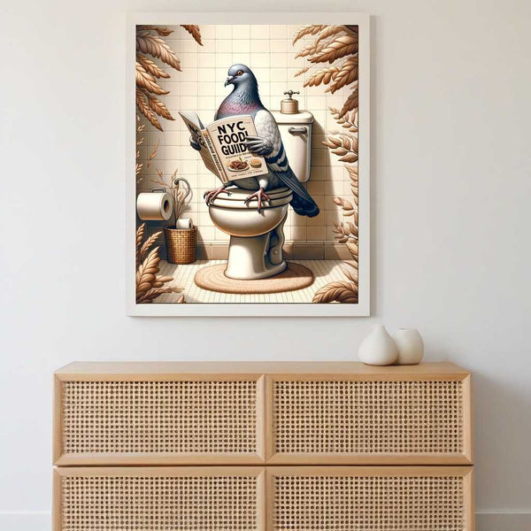 Paint by Numbers - Dove on the Wc