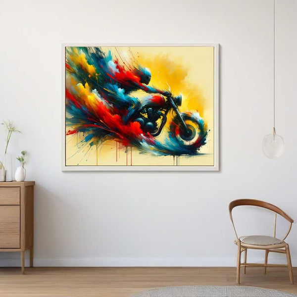 Motorcycle, Abstract - Paint by Numbers