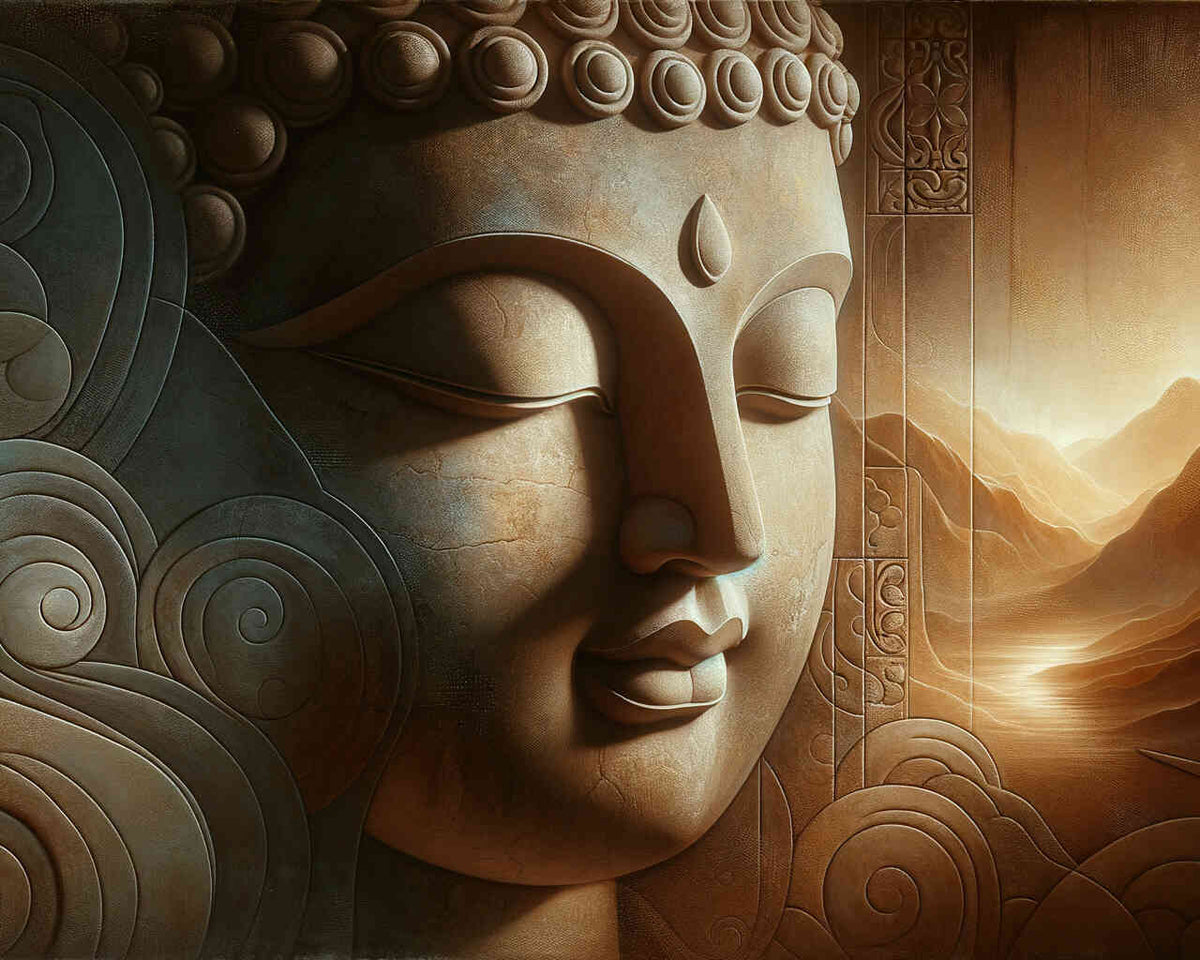 Paint by Numbers - Stone Buddha