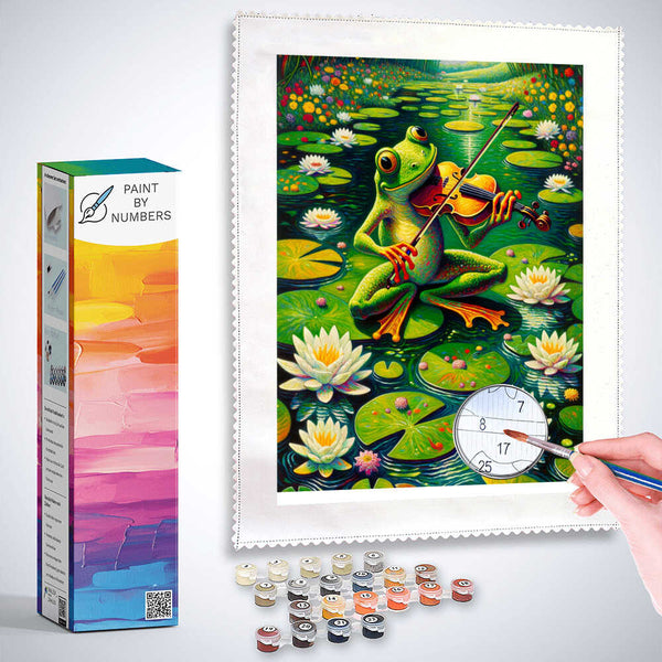 Paint by Numbers - Frog Concert Fiddle