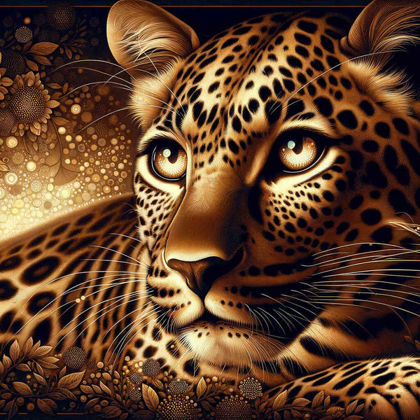 Paint by Numbers - Graceful leopard