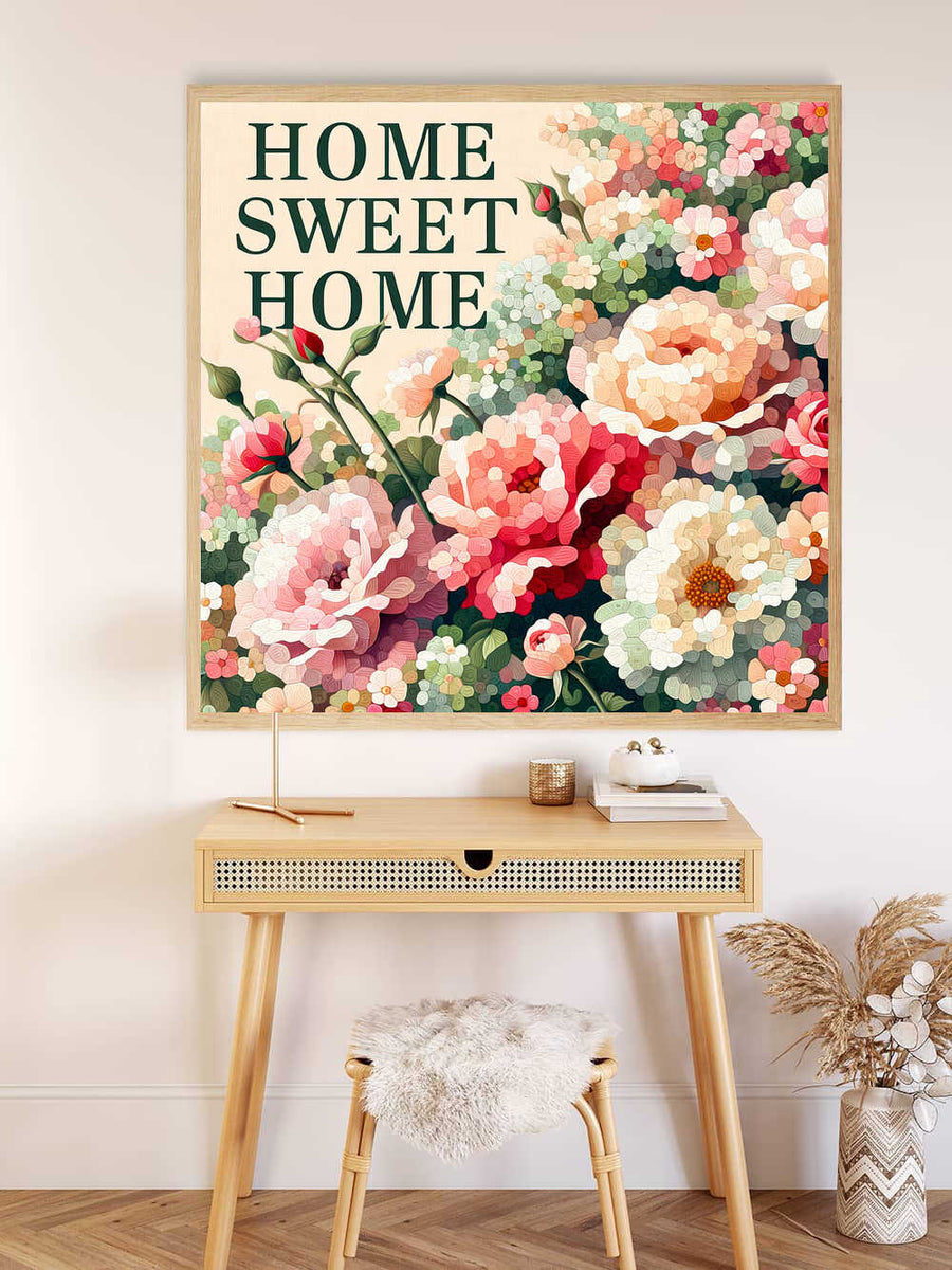 Paint by Numbers - Home Sweet Home Flowers