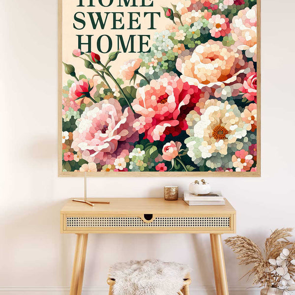 Paint by Numbers - Home Sweet Home Flowers