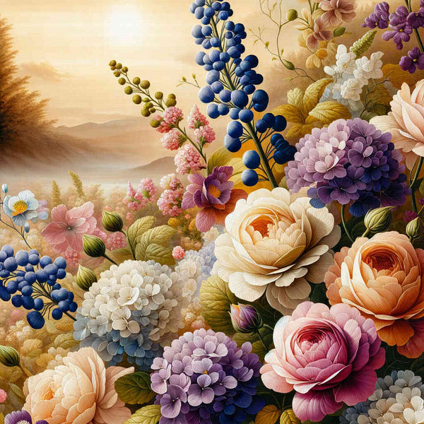 Paint by Numbers - Flowers blossoms