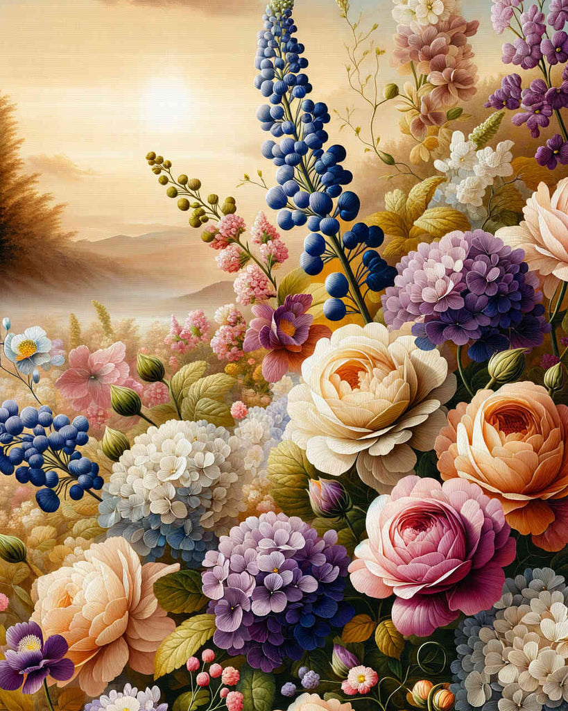 Paint by Numbers - Flowers blossoms