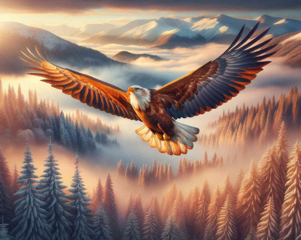 Paint by Numbers - Eagle flight