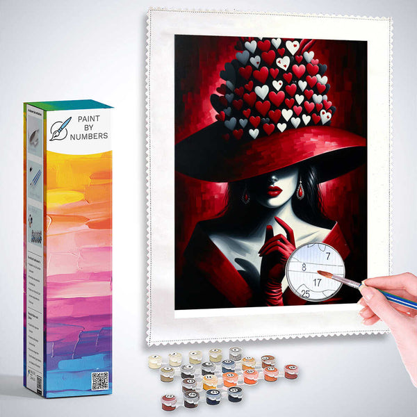 Paint by Numbers - Lady of Hearts