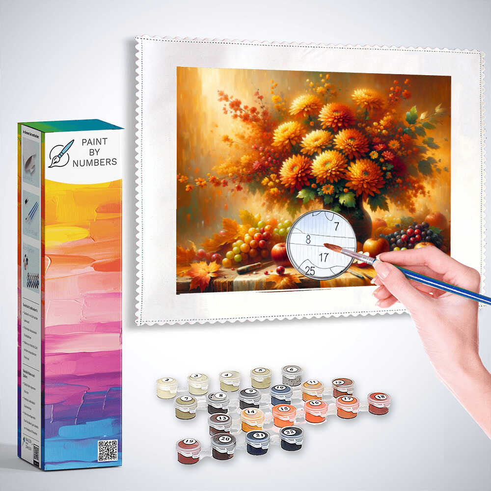 Flowers and fruits - Paint by Numbers