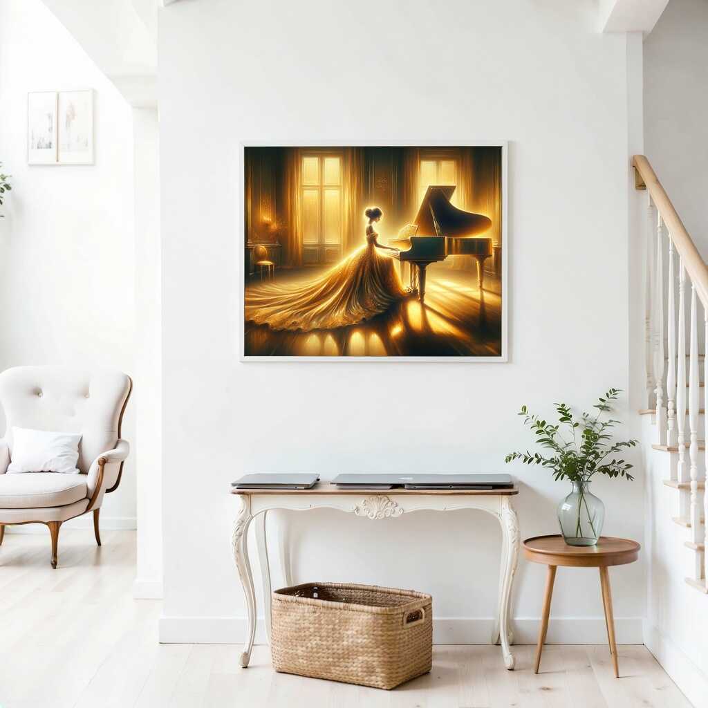 Woman at the piano - Paint by Numbers