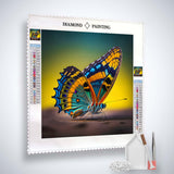 AB Diamond Painting - Schmetterling auf Ast - gedruckt in Ultra-HD - AB Diamond, Neu eingetroffen, Quadratisch, Schmetterling, Tiere