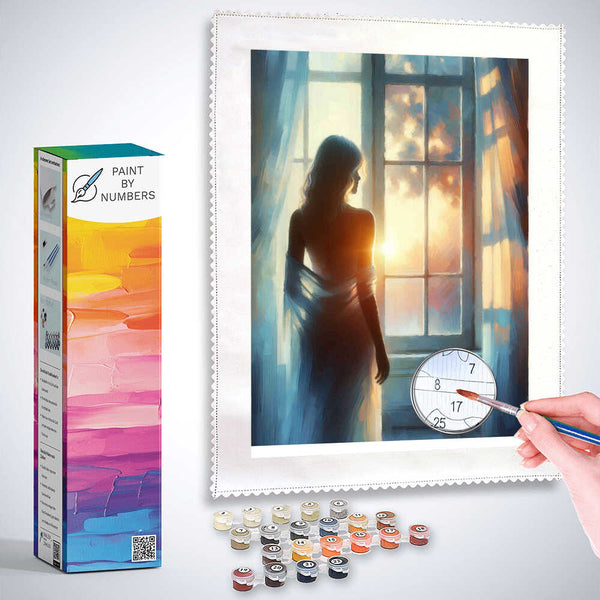 Paint by Numbers - Woman at the window