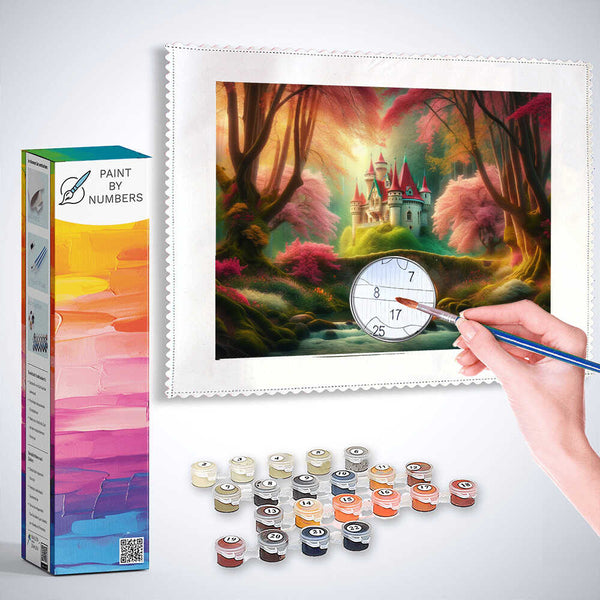 Paint by Numbers - Forest Castle
