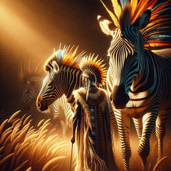 Paint by Numbers - Zebra and Stamp