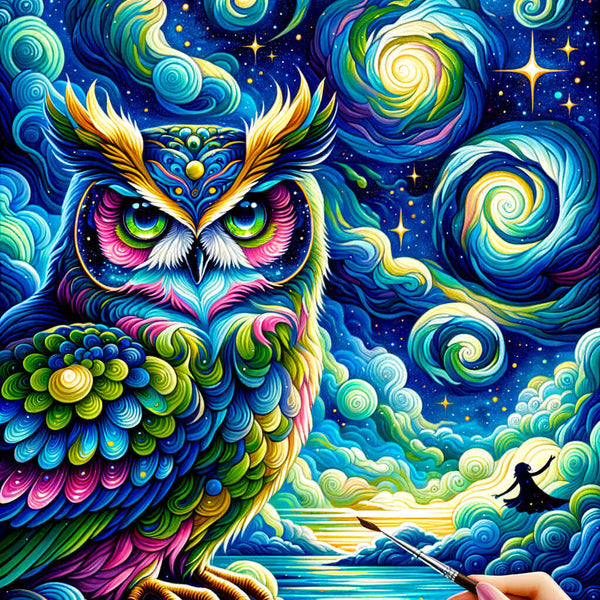 owl universe - Paint by Numbers