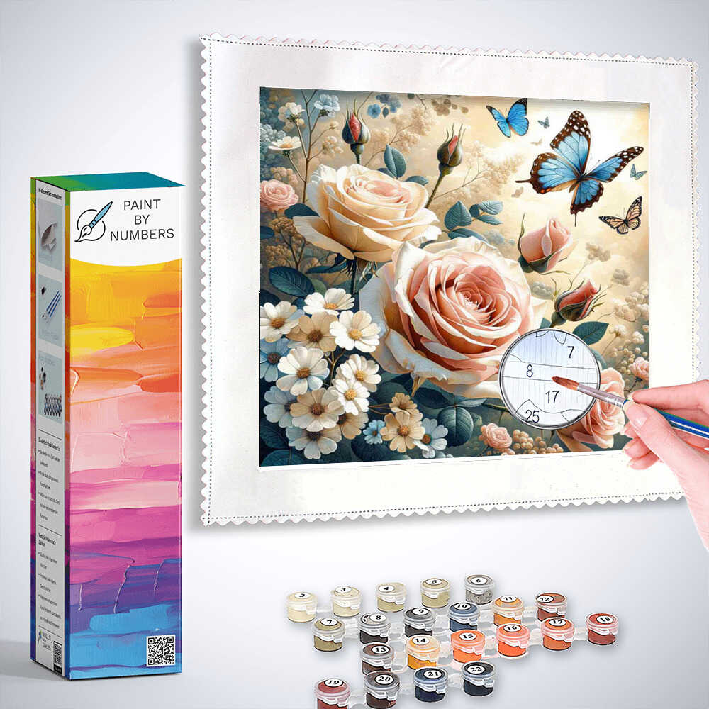 Paint by Numbers - Graceful Roses